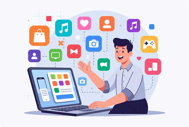 ساخت اپلیکیشن رایگان آنلاین در سایت appypie و با برنامه آن