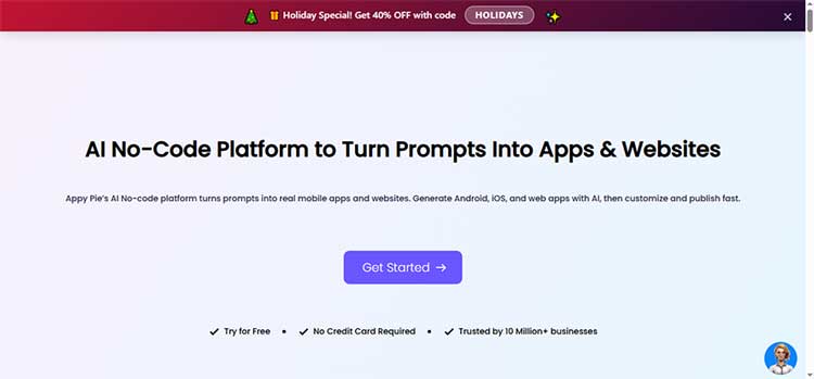 مراحل ساخت اپلیکیشن رایگان در سایت Appy Pie